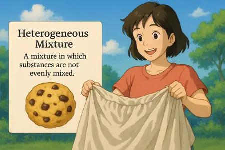 heterogeneous mixture Simple Definition