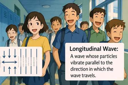 longitudinal wave Simple Definition