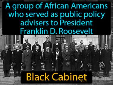 Black Cabinet Simple Definition