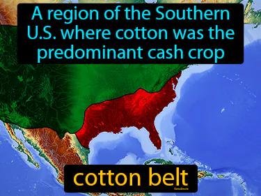 cotton belt Simple Definition