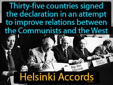 Helsinki Accords Simple Definition