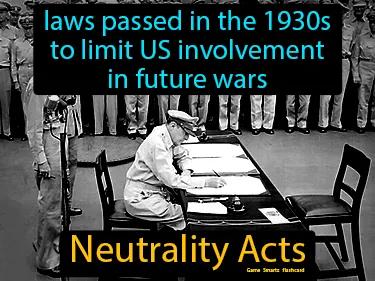 Neutrality Acts Simple Definition