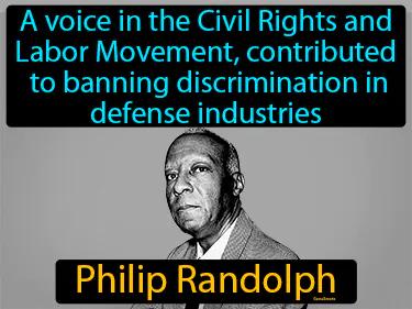 Philip Randolph Simple Definition