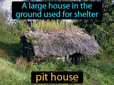 pit house Simple Definition