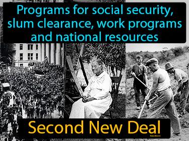Second New Deal Simple Definition