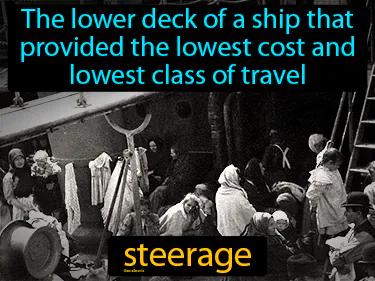 steerage Simple Definition