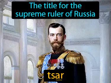 tsar Simple Definition
