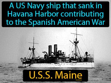 USS Maine Simple Definition