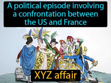 XYZ affair Simple Definition