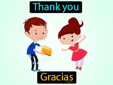 gracias Simple Definition