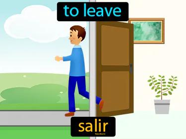 salir Simple Definition