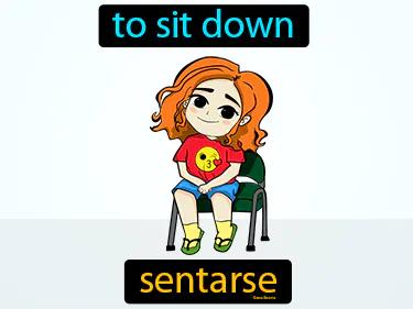 sentarse Simple Definition