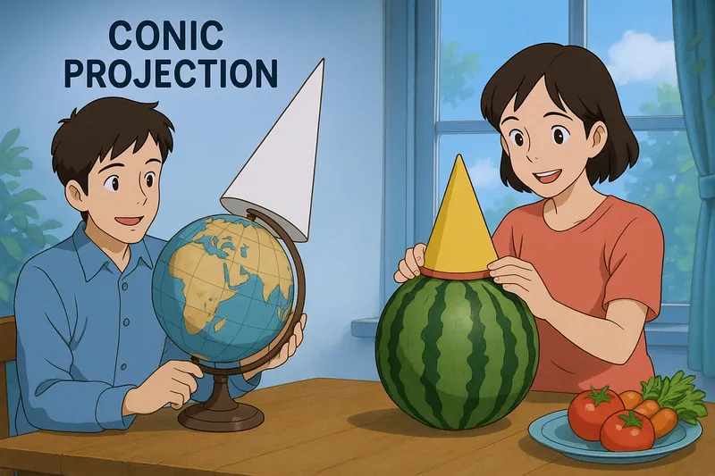 What is a Conic Projection? - Easy to Understand