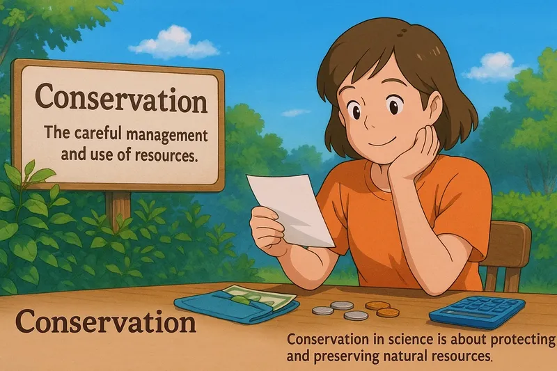 What is Conservation? - Easy to Understand What is Conservation? - Easy to Understand