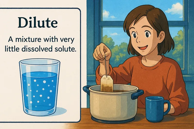What is a Dilute? - Easy to Understand
