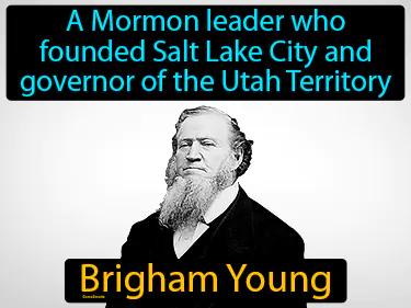 a Mormon leader who  founded Salt Lake City and governor of the Utah Territory