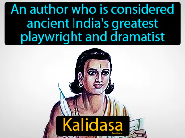 an author who is considered
ancient India's greatest 
playwright and dramatist