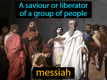 a saviour or liberator of a group of people
