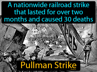 a nationwide railroad strike  that lasted for over two months and caused 30 deaths