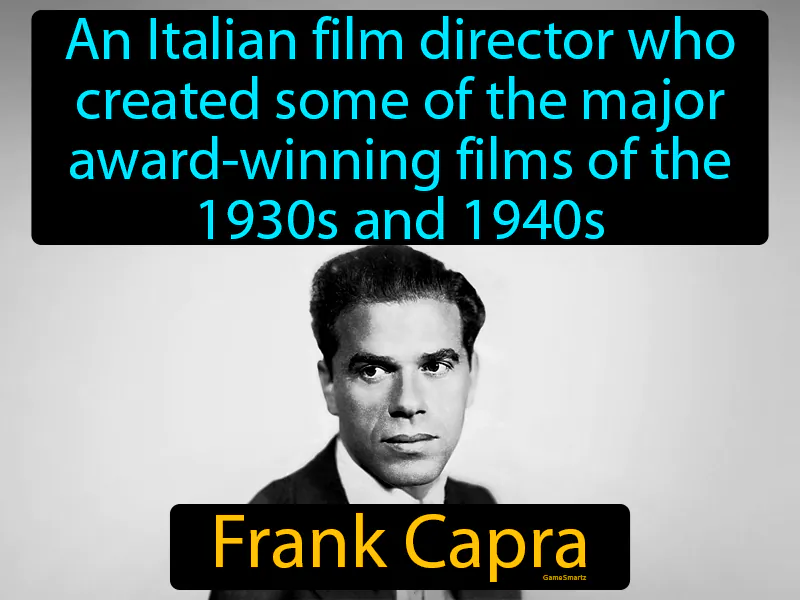 Frank Capra Definition