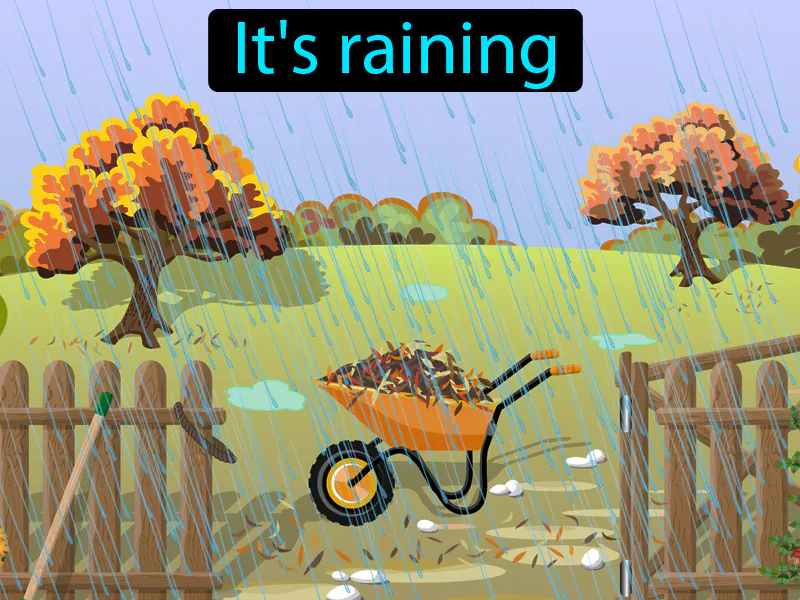 Llueve Definition