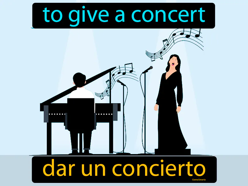Dar Un Concierto Definition