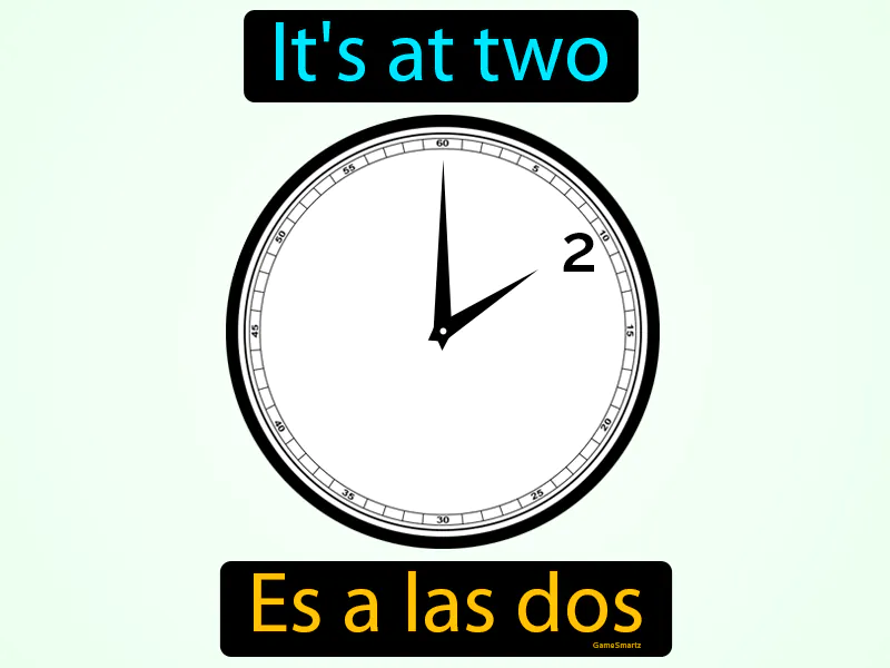 Es A Las Dos Definition